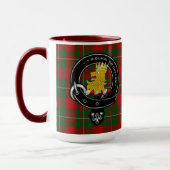 MacGregor Clan Badge & Tartan Mok (Links)
