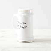 MacGregor Clan badge (te bewerken naam) Bierpul (Voorkant links)