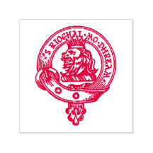 MacGregor Clan Crest Stamp (Kies Kleurinkt)