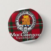 MacGregor Clan Ronde Button 5,7 Cm (Voorkant)