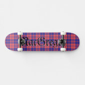 MacGregor Clan Tartan Scottish Pset Pattern Persoonlijk Skateboard (Horizontaal)