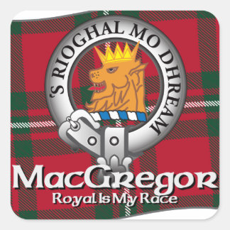 MacGregor Clan Vierkante Sticker