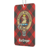 MacGregor Crest over Rob Roy Tartan Air Freshener Luchtverfrisser (Links)