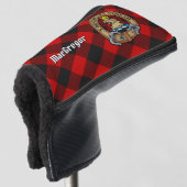 MacGregor Crest over Rob Roy Tartan Golfheadcover (3/4 voorkant)