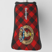 MacGregor Crest over Rob Roy Tartan Golfheadcover (Draai 90)