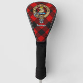 MacGregor Crest over Rob Roy Tartan Golfheadcover (Voorkant)