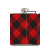 MacGregor Crest over Rob Roy Tartan Heupfles (Achterkant)