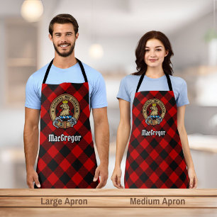 MacGregor Crest over Rob Roy Tartan Schort