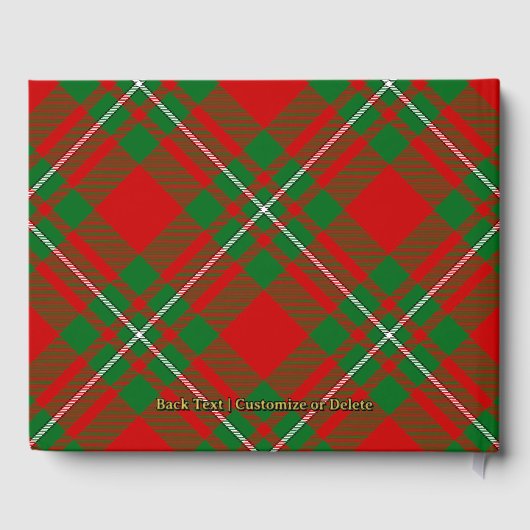 MacGregor Familiereünie Gastenboek (Achterkant)