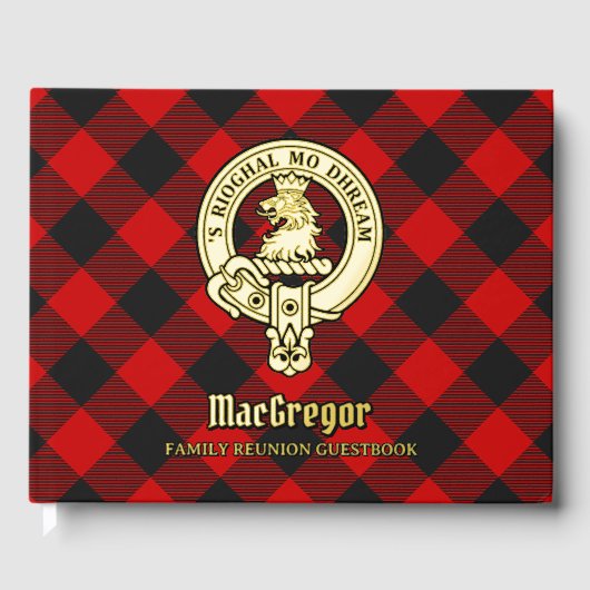MacGregor Familiereünie Gastenboek (Voorkant)