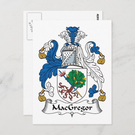 MacGregor Family Crest Briefkaart (Voorkant / Achterkant)