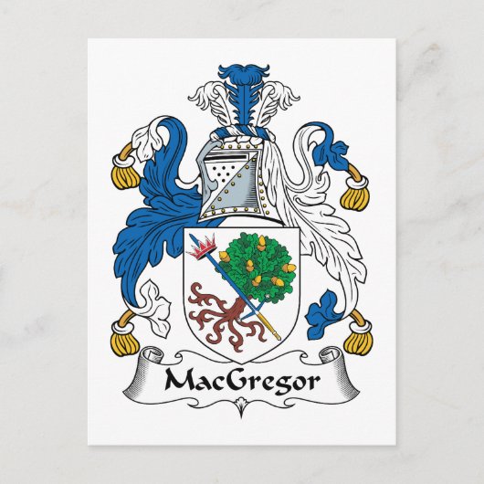 MacGregor Family Crest Briefkaart (Voorkant)