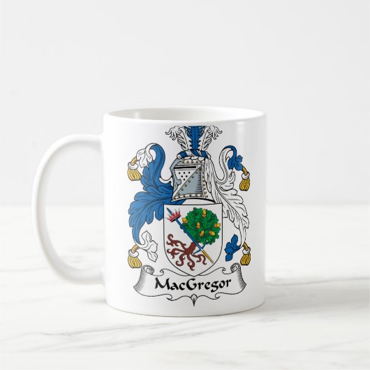 MacGregor Family Crest Koffiemok (Links)