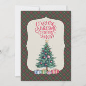 MacGregor Hunting Schotse Tartan Kerstmis Feestdagenkaart (Voorkant)