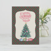MacGregor Hunting Schotse Tartan Kerstmis Feestdagenkaart (Staand voorkant)