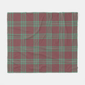 MacGregor Jacht Oude Plaid Fleece Deken (Voorkant (Horizontaal))
