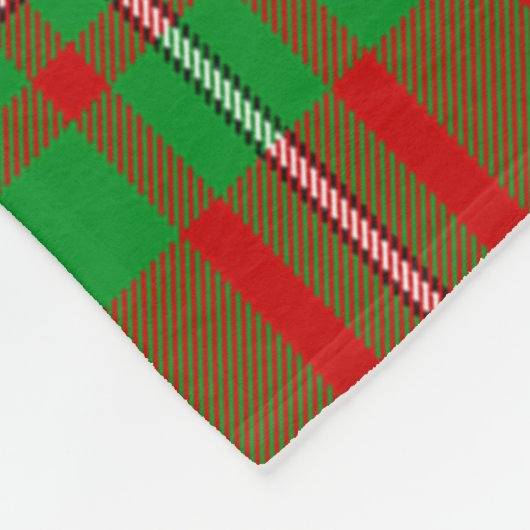 MacGregor Modern Clan Badge Tartan Pset Fleece Deken (Hoek)