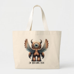 MacGregor - Monster met één oog - Aangepaste Canva Grote Tote Bag