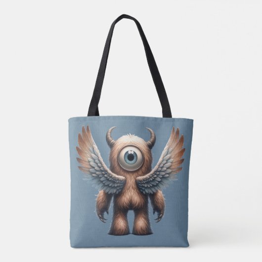 MacGregor - Monster met één oog - Aangepaste Canva Tote Bag (Achterkant)