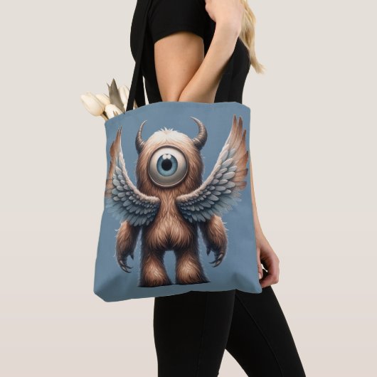 MacGregor - Monster met één oog - Aangepaste Canva Tote Bag (Dichtbij)