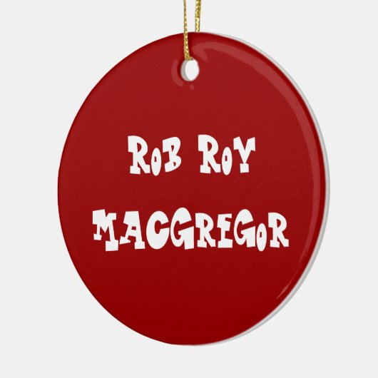 MacGregor Ornament geeft naam uit (Links)
