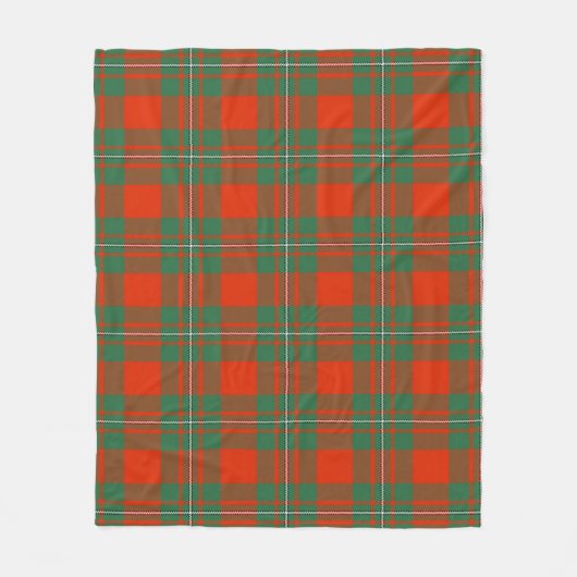 MacGregor Oude Plaid Fleece Deken (Voorkant)