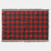 MacGregor | Rob Roy | Buffalo Pset Red Tartan Deken (Voorkant)