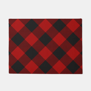 MacGregor Rob Roy Buffalo Pset Red Tartan Deurmat