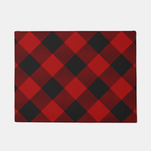 MacGregor | Rob Roy | Buffalo Pset Red Tartan Deurmat (Voorkant)