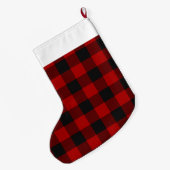 MacGregor | Rob Roy | Buffalo Pset Red Tartan Grote Kerstsok (Achterkant (Hangend))