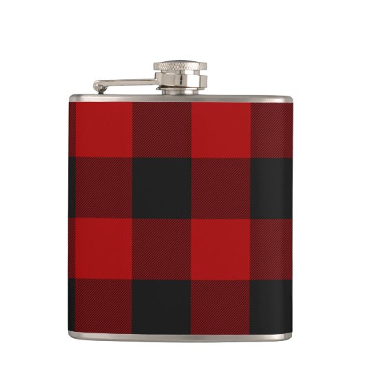 MacGregor | Rob Roy | Buffalo Pset Red Tartan Heupfles (Voorkant)