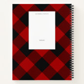 MacGregor | Rob Roy | Buffalo Pset Red Tartan Notitieboek (Achterkant)