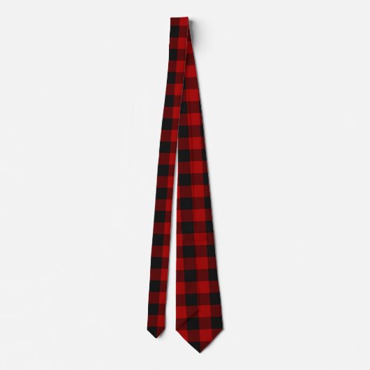 MacGregor | Rob Roy | Buffalo Pset Red Tartan Stropdas (Achterkant)