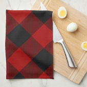 MacGregor | Rob Roy | Buffalo Pset Red Tartan Theedoek (Quarter Fold)