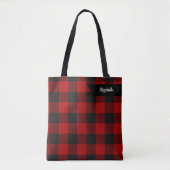 MacGregor | Rob Roy | Buffalo Pset Red Tartan Tote Bag (Voorkant)