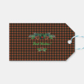 MacGregor Rob Roy Clan Tartan Cadeaulabel (Voorkant (Horizontaal))