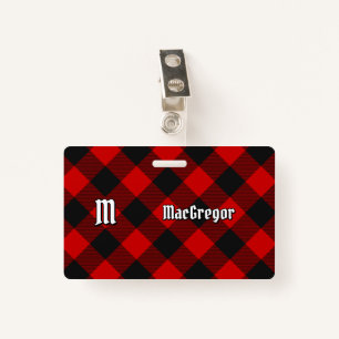 MacGregor Rob Roy Tartan Badge