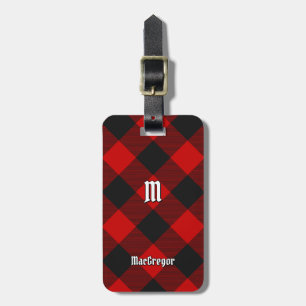 MacGregor Rob Roy Tartan Bagagelabel