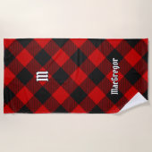 MacGregor Rob Roy Tartan Beach Towel Strandlaken (Voorkant)