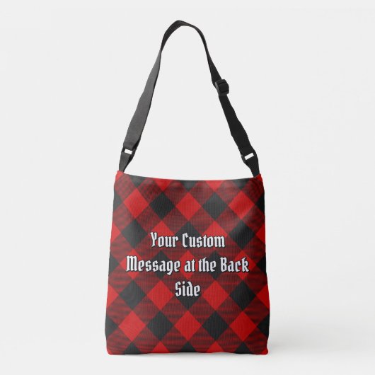 MacGregor Rob Roy Tartan Crossbody Tas (Achterkant)