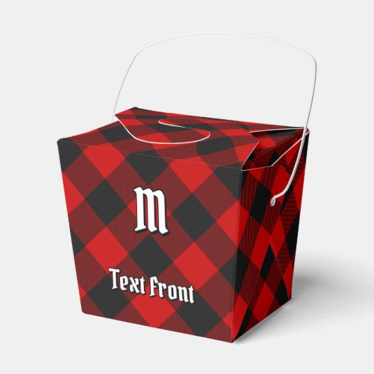 MacGregor Rob Roy Tartan Favor Box Bedankdoosjes (Voorkant Zijde)