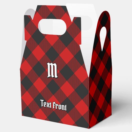 MacGregor Rob Roy Tartan Favor Box Bedankdoosjes (Geopend)