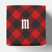 MacGregor Rob Roy Tartan Favor Box Bedankdoosjes (Bovenkant)