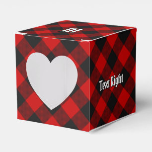 MacGregor Rob Roy Tartan Favor Box Bedankdoosjes