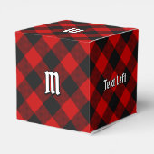 MacGregor Rob Roy Tartan Favor Box Bedankdoosjes (Achterkant)