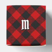 MacGregor Rob Roy Tartan Favor Box Bedankdoosjes (Bovenkant)