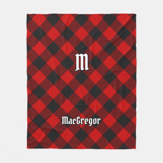 MacGregor Rob Roy Tartan Fleece Blanket (Voorkant)