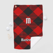MacGregor Rob Roy Tartan Golf Towel Golfhanddoek (Insitu)