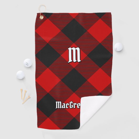 MacGregor Rob Roy Tartan Golf Towel Golfhanddoek (Insitu)