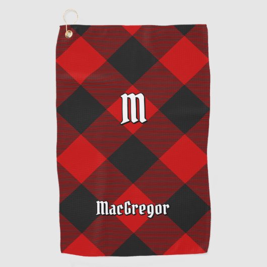 MacGregor Rob Roy Tartan Golf Towel Golfhanddoek (Voorkant)